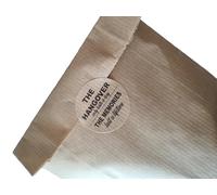 50 Bolsas kraft con 50 etiquetas adhesivas para los invitados a tu fiesta, detalles para boda, celebración.