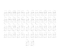 50 bolsas reutilizables de PVC para regalo, bolsas de regalo de PVC transparente reutilizables para cumpleaños, bodas, fiestas (13 x 7 x 15 cm)