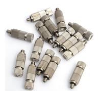 50 boquillas nebulizadoras de alta presión, cabezales de repuesto de latón de 3/16" for patio y césped.(3 sections with filter,0.1mm)