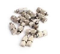 50 boquillas nebulizadoras de alta presión, cabezales de repuesto de latón de 3/16" for patio y césped.(2 stage,0.3mm)