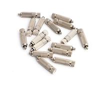 50 boquillas nebulizadoras de alta presión, cabezales de repuesto de latón de 3/16" for patio y césped.(4 sections with filter,0.8mm)