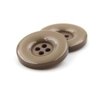 50 botones redondos de resina plástica de 15-38 mm con 4 agujeros, ideales para coser, hacer álbumes de recortes y accesorios de bricolaje.,18 mm