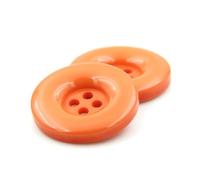50 botones redondos de resina plástica de 15-38 mm con 4 agujeros, ideales para coser, hacer álbumes de recortes y accesorios de bricolaje.,25 mm