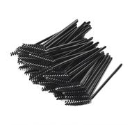 50 brochas de pestañas en espiral para pestañas, varita separadora, mango para levantar cejas, herramientas de ayuda para extensión de pestañas, maquillaje grande