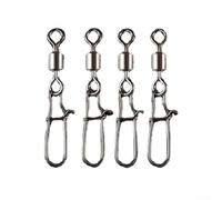 50 broches de pesca giratorios para conexiones fuertes, perfecto para diversas condiciones y técnicas de pesca (7#25 mm)