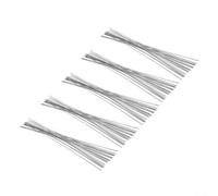 50 cables de soldadura de aluminio de 1 6 mm de diámetro, alambre de soldadura de núcleo de flujo para aplicaciones de reparación, bajo punto de fusión y alta conductividad térmica sin necesidad de