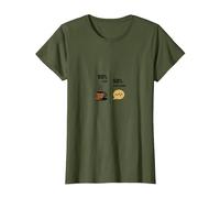 50% CafÈ 50% Sarcasmo | Regalo Original para Hombre Camiseta, Mujer, Verde Oliva, L
