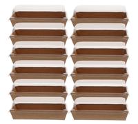 50 cajas de cartón para sándwich con tapa para sushi y rollitos de primavera