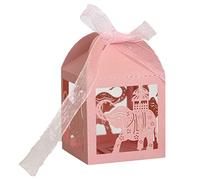 50 cajas de dulces de elefante, caja de recuerdos de boda, caja de chocolate, caja de chocolate, tamaño pequeño