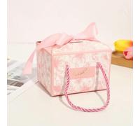 50 cajas de dulces pequeñas con cinta para decoración de bodas y fiestas, caja de caramelos, caja de agradecimiento, cajas de cartón, embalaje de recuerdos