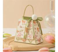 50 cajas de dulces pequeñas con cinta para decoración de bodas y fiestas, caja de caramelos, caja de agradecimiento, cajas de cartón, embalaje de recuerdos