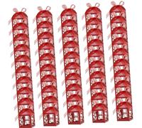 50 cajas de embalaje con cinta para chocolates y caramelos, elegantes cajas de dulces para fiestas, suministros de boda elegantes
