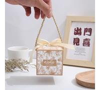 50 cajas de papel para caramelos, bolsas para caramelos, regalos de boda para invitados, cajas de embalaje de chocolate, decoración