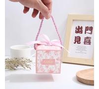 50 cajas de papel para caramelos, bolsas para caramelos, regalos de boda para invitados, cajas de embalaje de chocolate, decoración