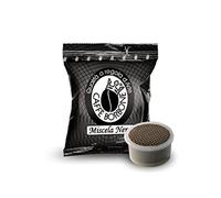 Caffè Borbone Mezcla de Café Negra - 50 Cápsulas - Compatibles con Máquinas de Café Lavazza®* Espresso Point®*