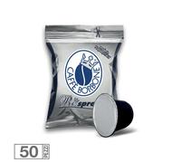 50 Cápsulas Café' borbone Mezcla Negro Respresso Compatible Nespresso