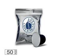 50 Cápsulas Café' borbone Mezcla Negro Respresso Compatible Nespresso