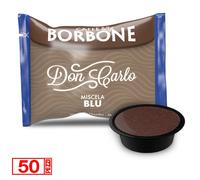 50 Cápsulas Caffè Borbone Mezcla Azul don carlo Compatible Lavazza A Modo Mio