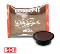 50 Cápsulas Caffè Borbone miscela rossa don carlo Compatible Lavazza A Modo Mio