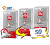 illy Cápsulas Café Clásico Arabica Espresso Compatibles con Nespresso 50 cápsulas 5% OFF
