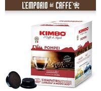 50 Cápsulas Compatibles Lavazza A Modo Mio Café Kimbo Pompei Fuerte Y Decidido