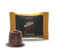 Caffé Vergnano 1882 Èspresso Cápsulas Café Compatibles Nespresso y Compostables, Napoli - Pack 50 cápsulas
