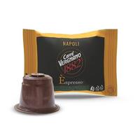 Caffé Vergnano 1882 Èspresso Cápsulas Café Compatibles Nespresso y Compostables, Napoli - Pack 50 cápsulas
