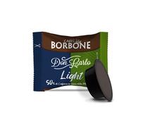 Caffè Borbone Don Carlo, Mezcla de Café Light, 50% menos cafeína que la Mezcla Azul - 50 Cápsulas - Compatibles con Máquinas de Café Lavazza®* A Modo Mio®* para uso doméstico