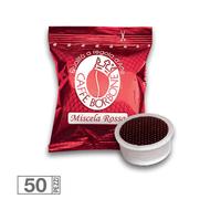 Borbone - 50 cápsulas rojas compatibles con Espresso Point