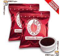 Caffè Borbone Mezcla de Café Roja - 50 Cápsulas - Compatibles con Máquinas de Café Lavazza Espresso Point