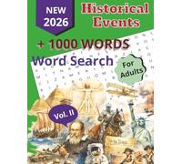 50 Challenging Word Search Puzzles - Historical Events Themes for Seniors & Puzzle Lovers (Vol. 2): A Fun and Challenging Journey Through Historical Events