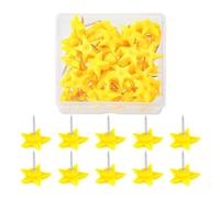 50 chinchetas de colores para tablón de anuncios de la escuela, oficina, corcho, aviso, dibujo, mapa, para colgar tableros de anuncios decorativos