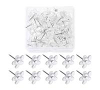 50 chinchetas de corcho de colores para tablón de anuncios decorativos para el pulgar para mostrar notas de fotos, notas y chinchetas