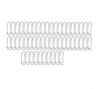 50 clips de conector de enrejado de plantas plateadas de metal para empuñaduras de caña para estructuras Wigwam, plantas trepadoras, estacas de jardín de verduras (11 mm)