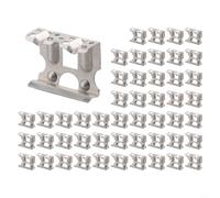 50 clips de drenaje de agua de marco de panel solar de aluminio para dirigir el agua automáticamente y mejorar la salida del panel solar (35 mm)