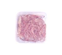 50 clips de papel en forma de lágrima para marcapáginas, clips creativos de metal, decorativos, para oficina, escuela, hogar, metal decorativo