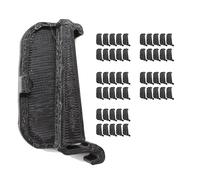 50 clips de riel DIN para conector en línea Wago 221-2411