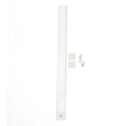 50 cm Super delgado gabinete magnético sensor de movimiento ligero 3 temperatura de color 3 modos infinitamente regulable gabinete recargable LED luz para escalera plata