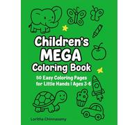50 Coloring Pages for Ages 3-6: Perfect First Coloring Book for Little Hands: Perfect First Coloring Book for Little Hands