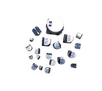 50 condensadores electrolíticos de aluminio de 10 UF, 22 UF, 33 UF, 47 UF, 100 UF, 220 UF, 330 UF, 470 UF y 35 V(35V470UF 10x10mm)