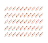 50 conectores de cable, bloques de terminales de palanca reutilizables 221T, tuerca de empalme antienvejecimiento y a prueba de polvo para cableado de red doméstica, bloque conductor en línea seguro