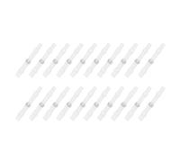 50 Conectores de Cable de Sellado de Soldadura, Terminales de Cables Eléctricos Aislados a Prueba de Agua, Empalme a Tope Termorretráctil para Juntas de Crimpado de Alambre (Blanco)