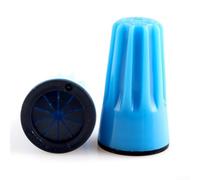 50 conectores de cable impermeables IP65 con junta de silicona, terminales eléctricos para 22-14 AWG y 22-8 AWG, color azul (P4W)