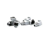 50 conectores de goma RJ45 Vultech para LAN UTP FTP CAT 5E, color blanco