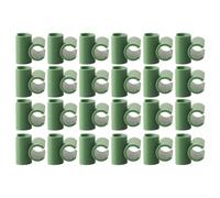 50 conectores de marco de soporte de plantas para estructuras de varillas de jardín, soportes de película de invernadero y varillas de sombra (20 mm)
