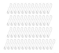 50 conectores de varilla de plantas, hebillas de conexión de enrejado de jardín de metal para fijar soportes de plantas, clips resistentes al óxido para pérgolas y jaulas de plantas, 11/16/20 mm (20