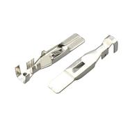 50 Conectores Macho for automoción DJ611A-A6. H62 de latón estañado de 6,3 mm. Terminal de cableado estañado.