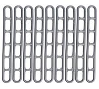 50 correas de escalera para toldo de caravana, extra fuertes, para toldos de tormenta/viento fuerte, bandas de tensión para autocaravana, camping, tienda de campaña, correas de goma tensadas con 6
