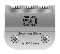 50 cuchillas de 0,25 mm, cuchillas de repuesto para cortadora de mascotas, hoja desmontable compatible con cortaúñas de perros andis/wahl/Oster