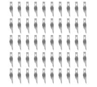 50 cuchillas de cuchillo para manualidades, 11 cuchillos exactos de punta fina, cuchillas de repuesto de precisión para arte, bricolaje, papel pintado, corte, modelismo, álbumes de recortes